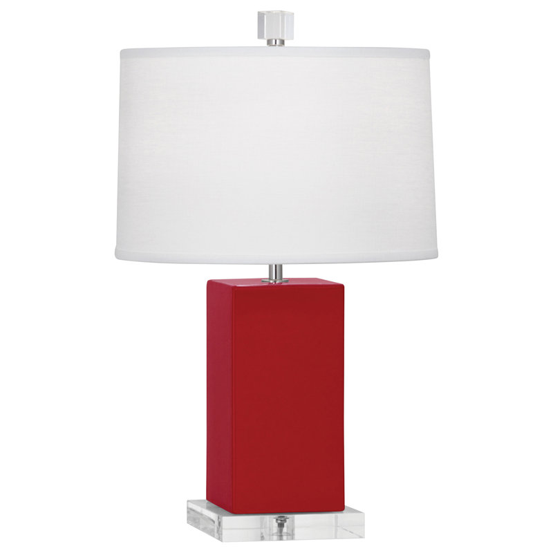 Small Harvey Accent Lamp, Ruby Red