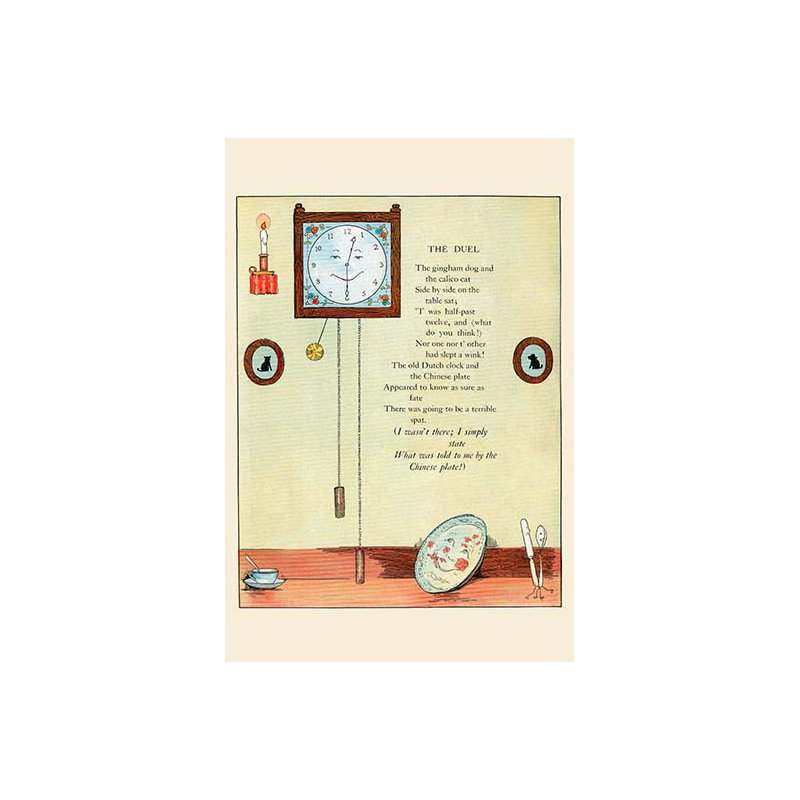 « the deux » par eugene field, impression, H 30 po x l 20 po