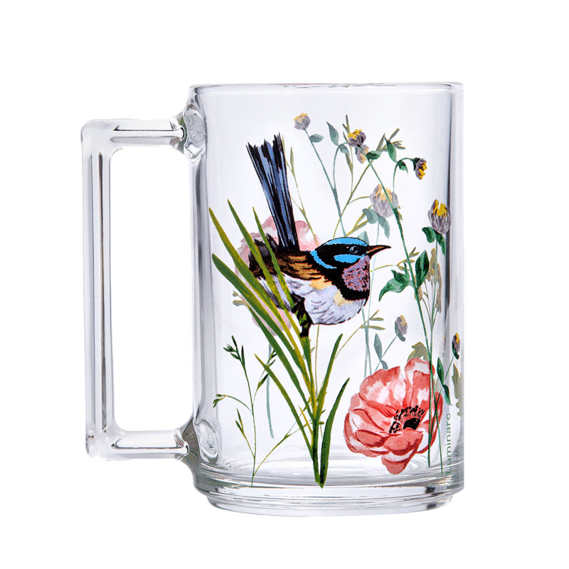 Large Tempered Glass Mug Duo