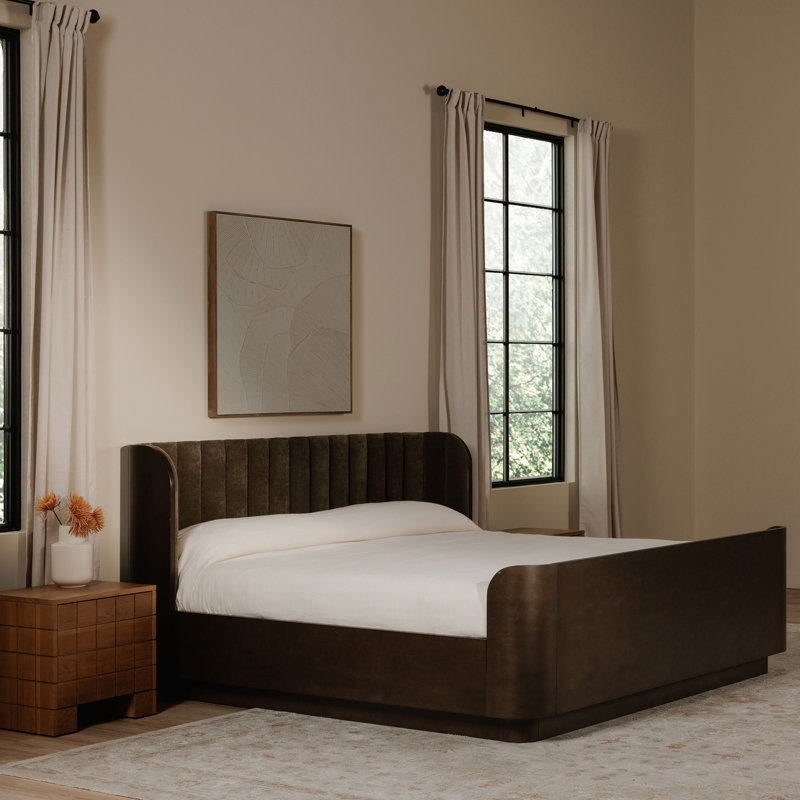 Scarlette King Bed Cream, King, Cedar Green