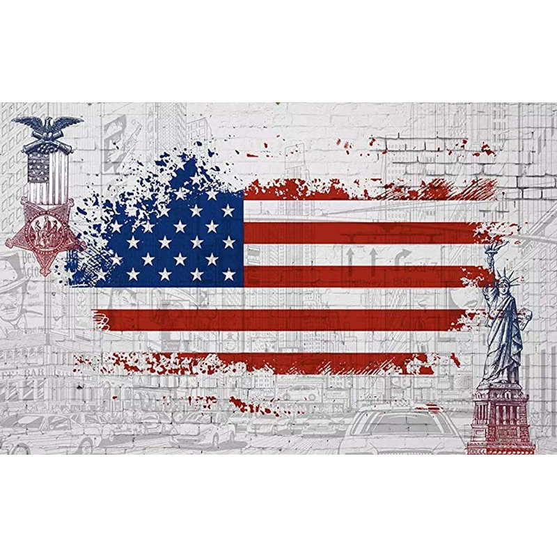 Papier peint Daodu USA, L 75 po x l 112 po