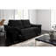 Edeltrudis Genuine Leather 2 Seater Reclining Sofa-760057496-695543172