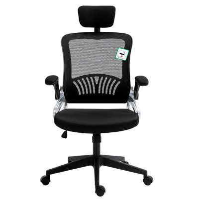 Mapleton Polyester Blend Executive Chair with Headrest