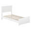 Lit plateforme en bois massif francoise avec pied de lit assorti Francoise-1111206089-1111206085