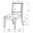 Daniela Black 5-Piece Dining Set-550016637