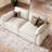  Knopp Velvet & Plush Wide Corduroy Single Chair Seat Of Modular Sofa-1944690229