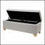 Banc de rangement à fermeture en douceur, conception simple, confortable et durable, banc multifonctionnel