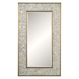 Taj Rectangle Metal Beveled Mirror