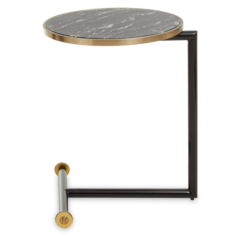 Bhodi Glass Top End Table
