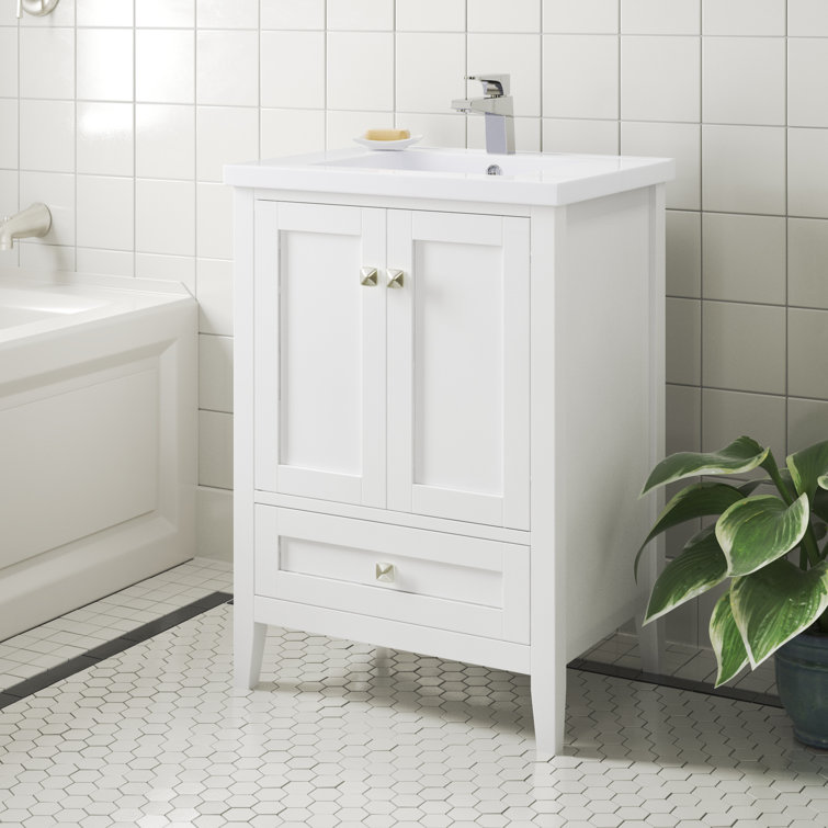 Modena 24'' Single Bathroom Vanity with Ceramic Top