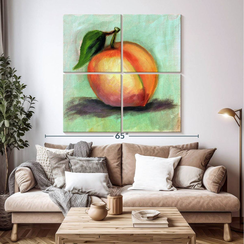 Yarlin Peach, 50" H x 50" W