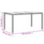 Parvathy Rectangular Outdoor Dining Table , 150cm cm W 90cm cm D-1390432627