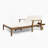 Patio Double Chaise Lounge With Cushion-795042128