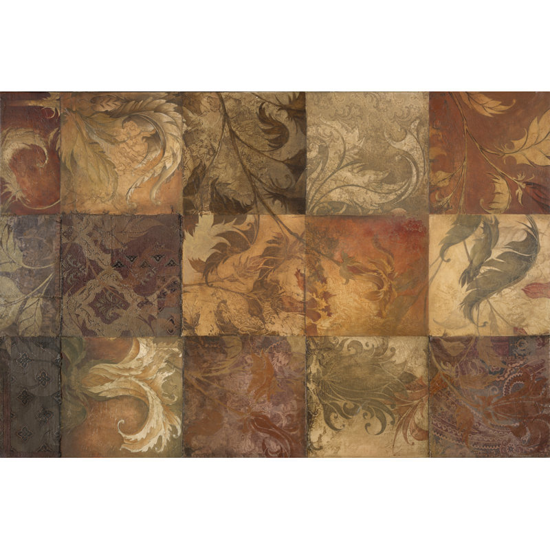 Willow Green 1 Piece Wrapped Canvas Wall Art, 20cm H x 30cm W
