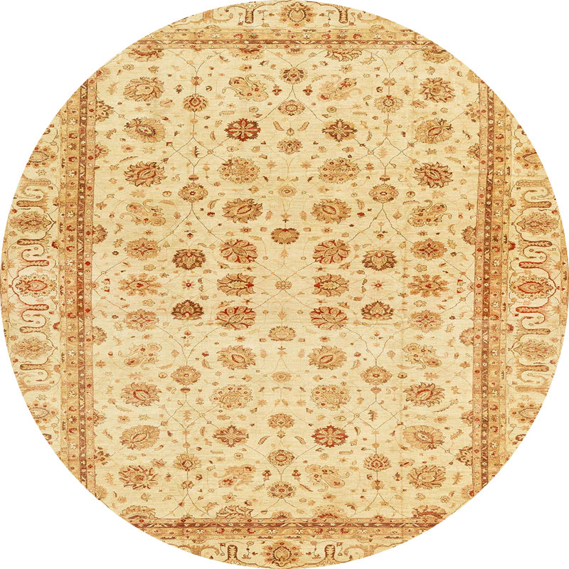 Abdarahman Abstract Indoor Rug, Round 4'