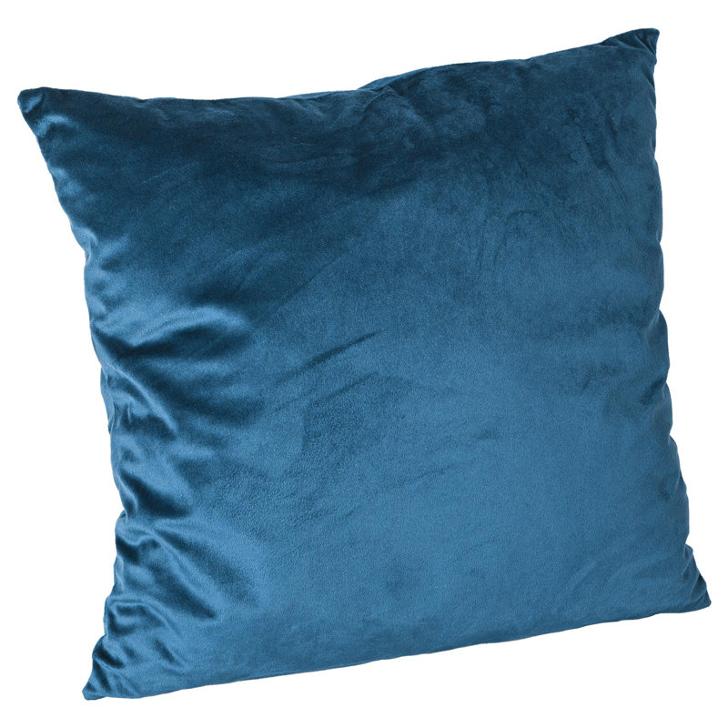 Square Scatter Cushion with Filling, Blue