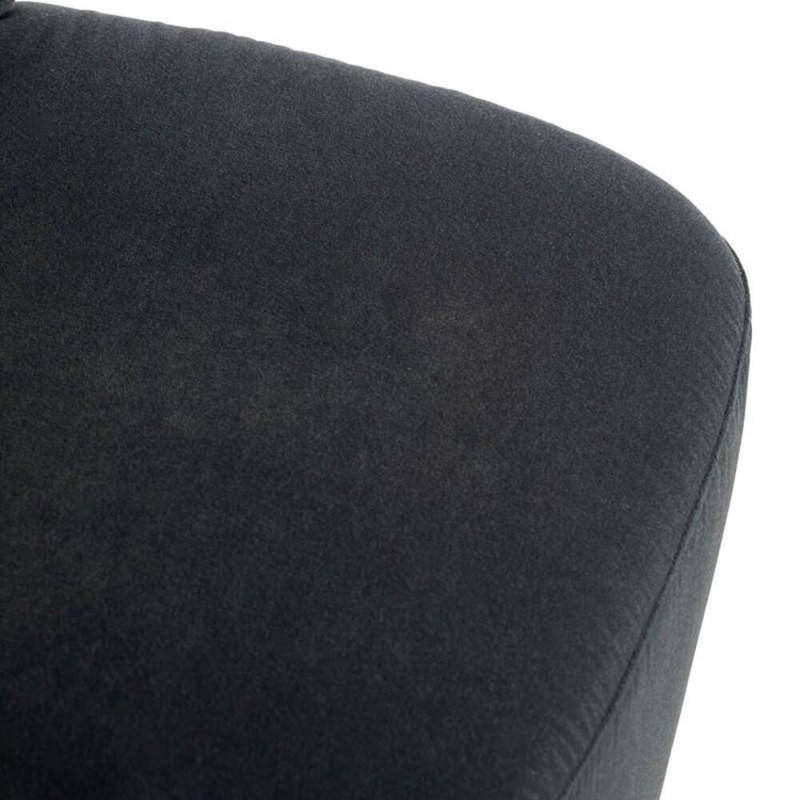 Poppy Side Chair, Midnight Gray Polyester