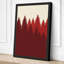 Quiet Northern Forest Scandinavian - Wrapped Canvas-1915027082-1915027085