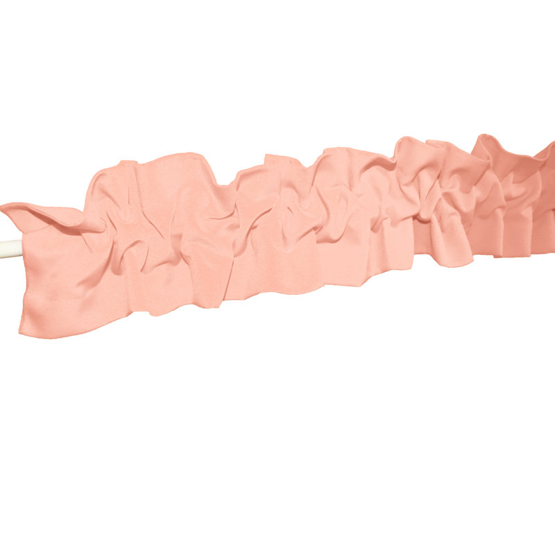Window Valance, 72" W x 7" L, Peach