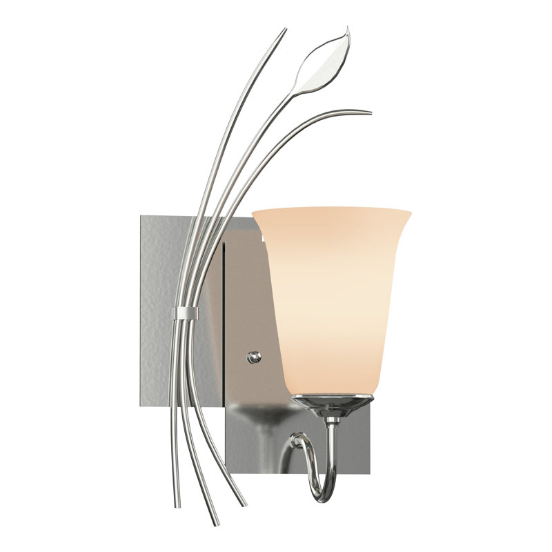 Leaf 1 - Light Dimmable Armed Sconce, Sterling, Left