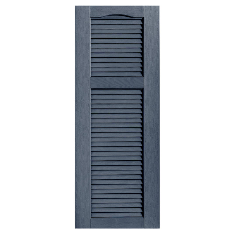 Paire de volets à persiennes style cathédrale, 9", 42 po, Indigo