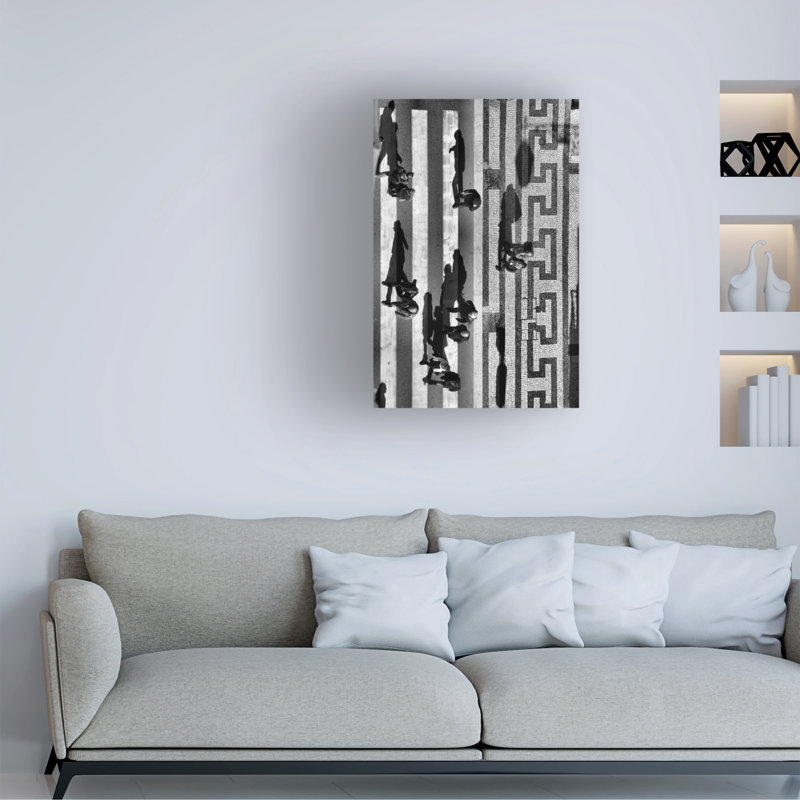 «Luis Camara Shadows Crossing», art sur toile, H 19 po x l 12 po