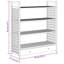 8 Pair Solid Wood Shoe Rack