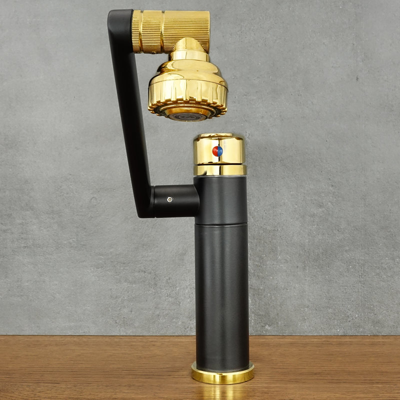 Basin Tap Faucet Dorset, Gold/Black