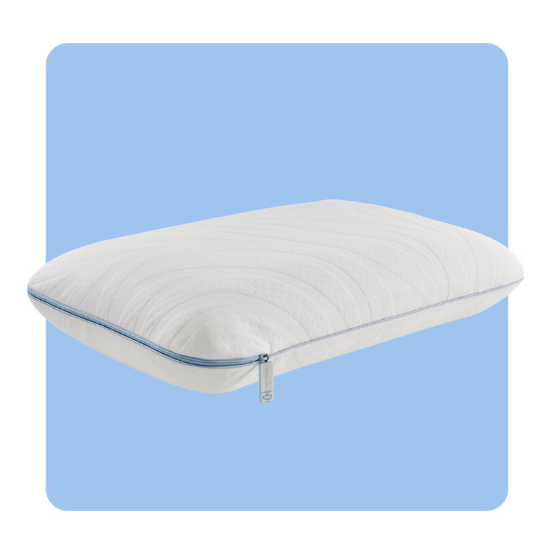 Sealy Dreamlife Standard White Memory Foam Bed Pillow