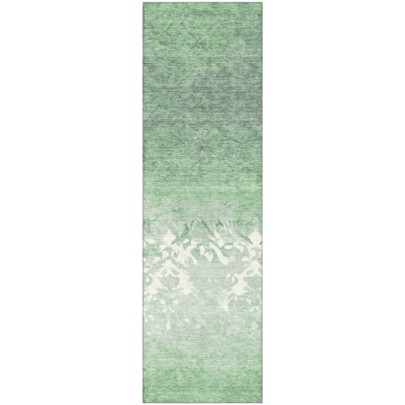 Premium Machine Washable Millbrook AMF1959 Damask Rug, Runner 2'3" x 7'6"
