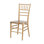 Chaise d'appoint empilable en bois massif Hannigan