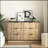 Modern Multi-Functional Six-Drawer MDF Cabinet,The Perfect Combination Of Rounded Corners And Multifunctional Design