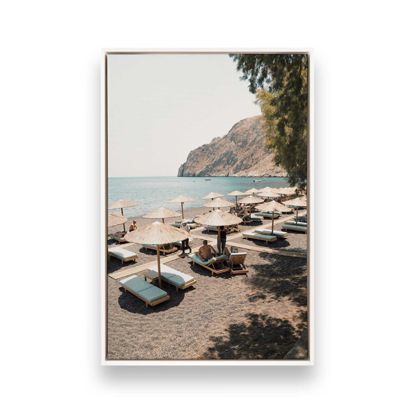 Soleil et ombre, reproduction sur toile, H 18,75 po x l 12,75 po x P 1,75 po, Cadre flottant blanc opaque