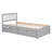 Modern Design Wooden Platform Bed with 2 Drawers-647714427