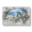 Blue Bird & Cherry Blossom Tree In Abstract - Wrapped Canvas Painting-55315155