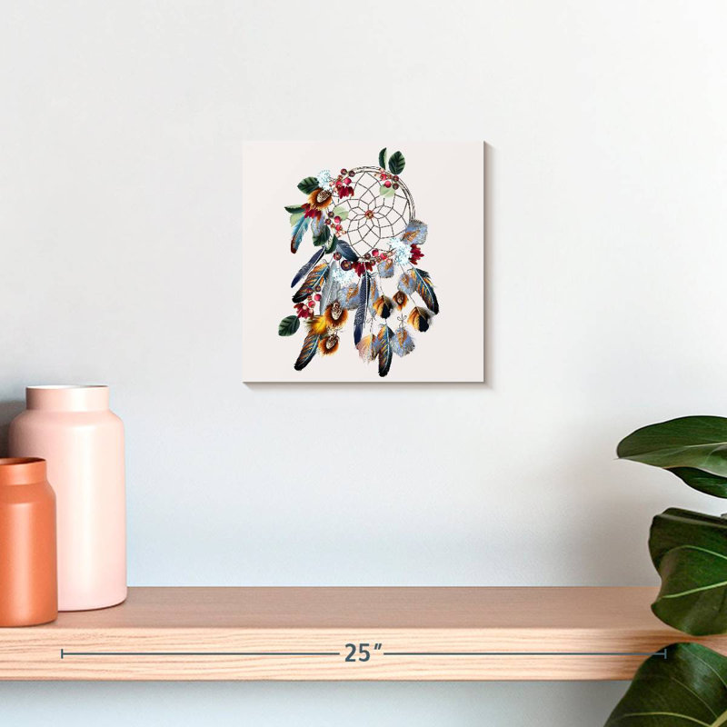 Capteur de rêves Kerner Boho, H 10 po x l 10 po