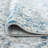 Electra Abstract Contemporary Blue/Gray High Low Pile Area Rug for Living Room, Dining Room, Bedroom-357130365