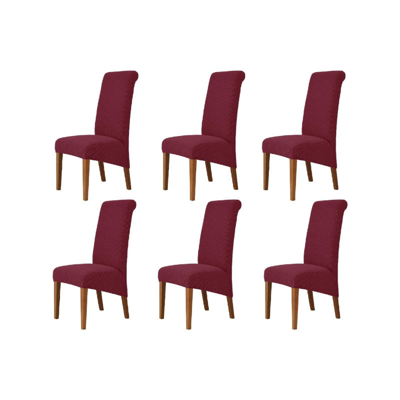 Polyester Box Cushion Dining Chair Slipcover
