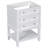 Bathroom Vanity Base Without Sink Featuring Storage Cabinet with Drawer and Open Shelf