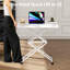 Table d'appoint pliante portative réglable pour canapé, ordinateur portable et petits espaces-129859624