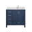 Bath Vanity with Right Offset White Quartz Top and Faucet Set-784398003