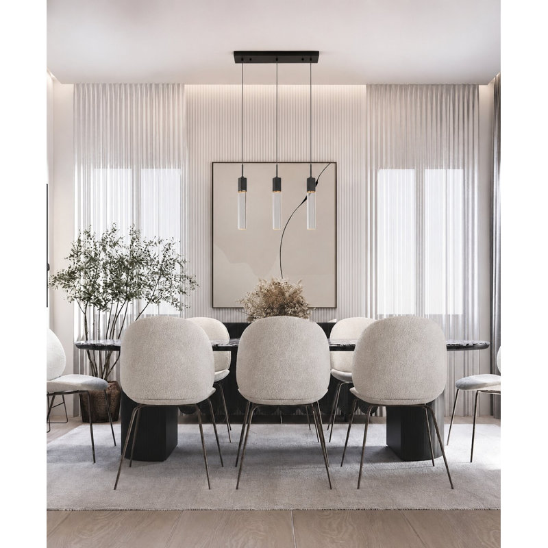 Lustre en cristal 3 lumières Korman