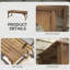 Banc d'extérieur Rustic Front