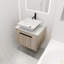 Ensemble de meuble-lavabo 24 po avec lavabo en céramique 24 po Modern Design-126528408