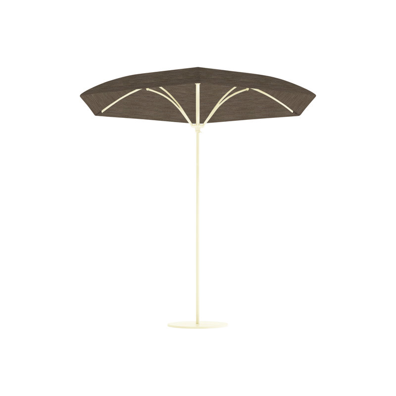 Trace 110'' W Sunbrella® Umbrella, Cape Cove, Parchment, Pulley Lift