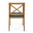 PERLA DINING CHAIR,2PCS With 2 Blue Cushions,For Backyard, Poolside, Garden-176990388-176990390
