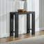 Console de 91 cm (36 po) en bois massif, noire-1595994801-1595994806