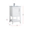Ensemble de meuble-lavabo simple 18 po Scottsbluff-123904629