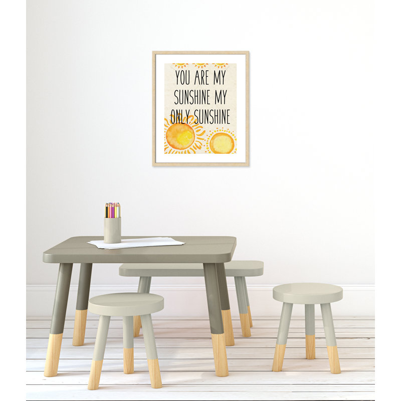 Adhésif décoratif soleil A, H 24,5 po x l 20,5 po x P 1,18 po, Encadré de boîte beige