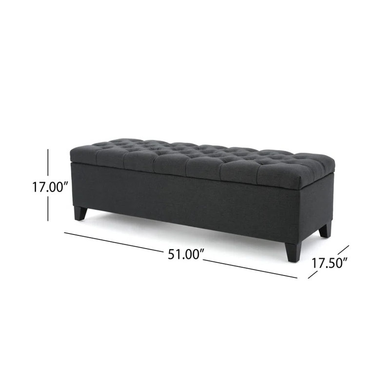 Repose-pieds avec rangement Glouster